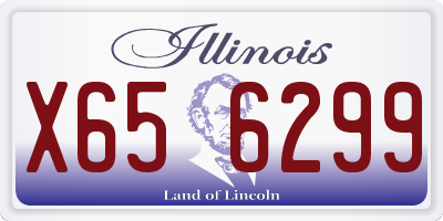 IL license plate X656299