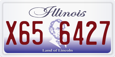 IL license plate X656427