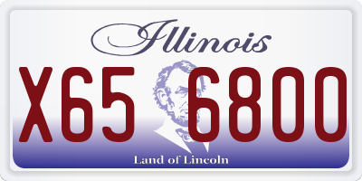 IL license plate X656800