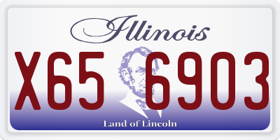 IL license plate X656903