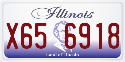 IL license plate X656918