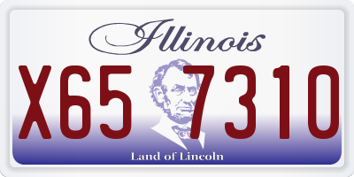 IL license plate X657310