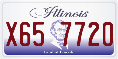 IL license plate X657720