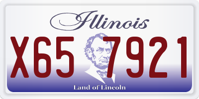 IL license plate X657921