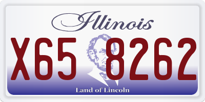 IL license plate X658262