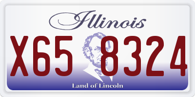 IL license plate X658324