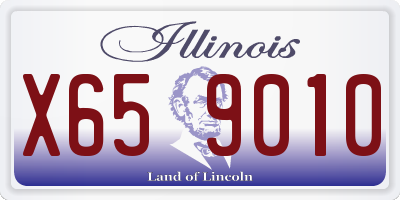 IL license plate X659010