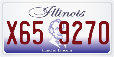 IL license plate X659270