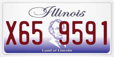 IL license plate X659591