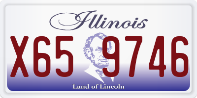 IL license plate X659746