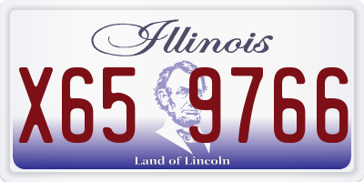 IL license plate X659766
