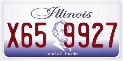IL license plate X659927