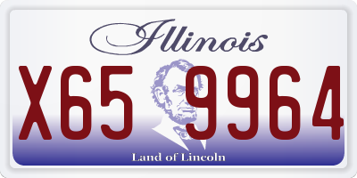 IL license plate X659964