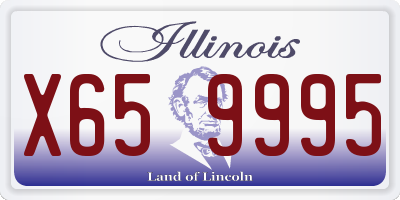 IL license plate X659995