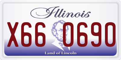 IL license plate X660690