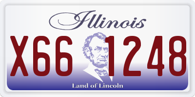 IL license plate X661248
