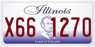 IL license plate X661270