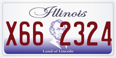 IL license plate X662324