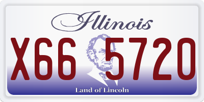 IL license plate X665720
