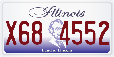 IL license plate X684552