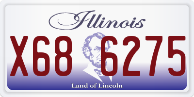 IL license plate X686275