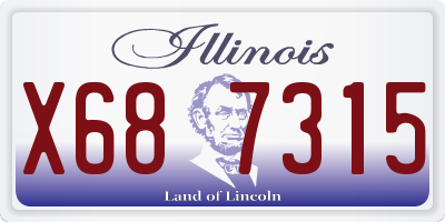 IL license plate X687315