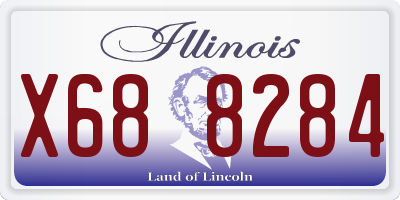 IL license plate X688284