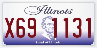 IL license plate X691131