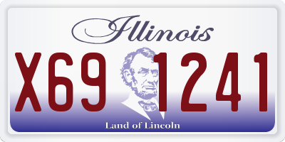 IL license plate X691241