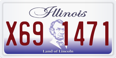 IL license plate X691471