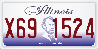 IL license plate X691524