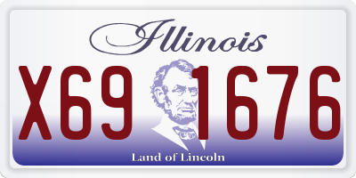 IL license plate X691676