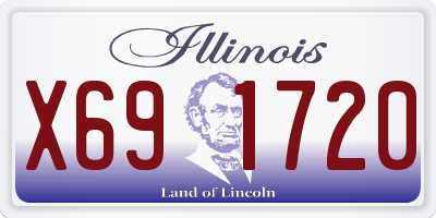 IL license plate X691720