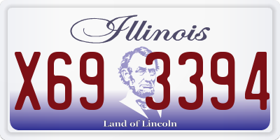 IL license plate X693394