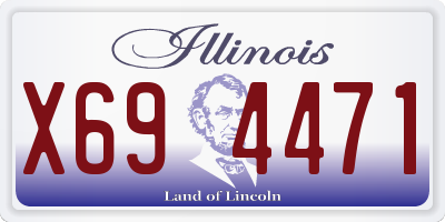 IL license plate X694471