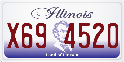 IL license plate X694520