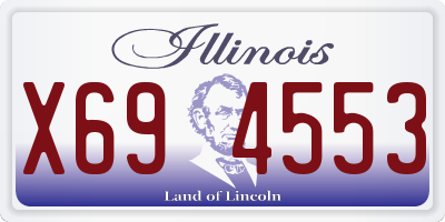 IL license plate X694553