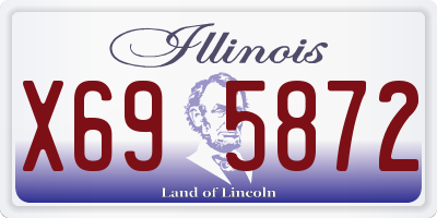 IL license plate X695872