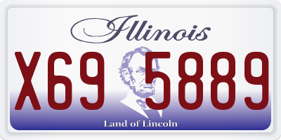 IL license plate X695889