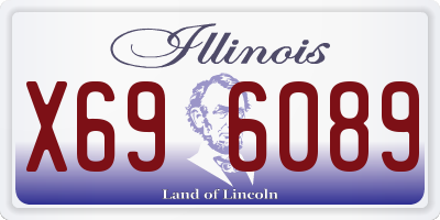 IL license plate X696089