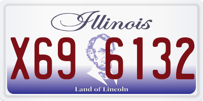 IL license plate X696132