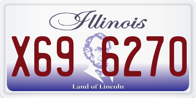 IL license plate X696270