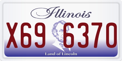 IL license plate X696370
