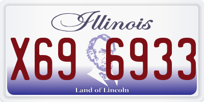 IL license plate X696933