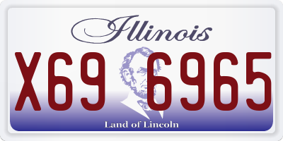 IL license plate X696965