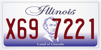 IL license plate X697221