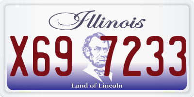 IL license plate X697233