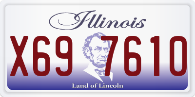 IL license plate X697610