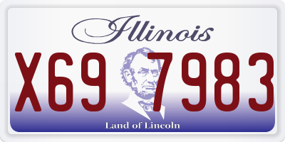 IL license plate X697983