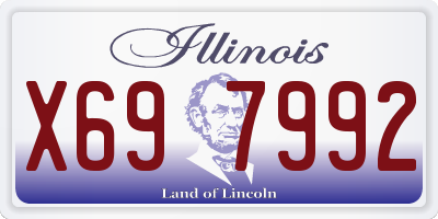 IL license plate X697992